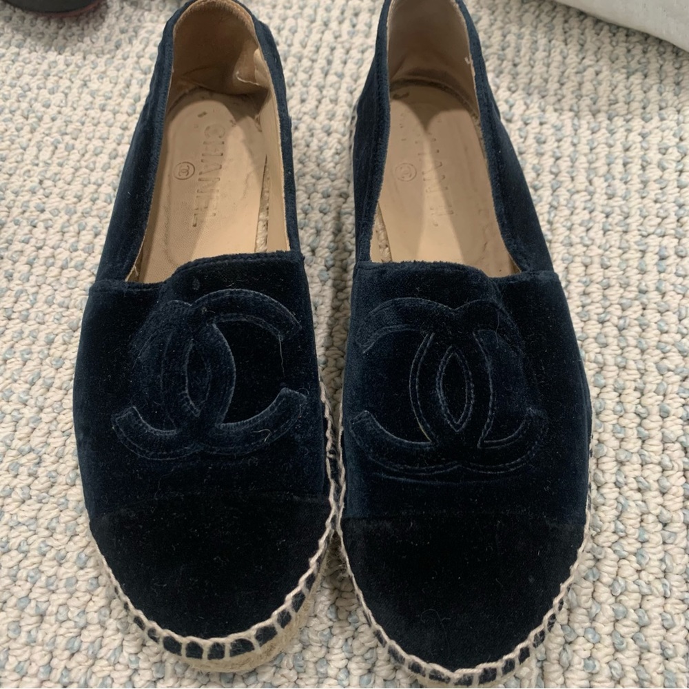 Chanel Suede Espadrilles